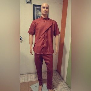 AFRICAN DRES'S SHIRT COMES WITH MATCHING TROUSERS BY YATCHY VIBEZ 🅿️🅰️🆔 WEARZ